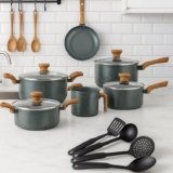 Jogo De Panelas Antiaderente Pratic Cook Granito Indução Mimo Style Cerâmica 10 Peças