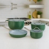 Jogo De Panelas Indução 4 Peças Berlin Verde Casambiente