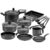 Jogo de Panelas Panelux c/ Panela de Pressão Magnific 13Pçs Grafite