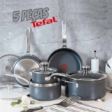 Jogo de Panelas Tefal Platinum 5 Peças Azul