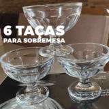 Jogo de Taças de Sobremesa de Vidro 160ml – 6 Peças Haus Concept Gelato