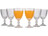 Jogo de Taças de Vidro 330ml 6 Peças Haus – Bico de Jaca Empire