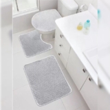 Jogo de Tapetes para Banheiro Cristal Jolitex 3 Peças