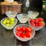 Jogo Taças Em Vidro Sobremesa Sorvete Doces Kit Com 6 Peças