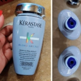 Kérastase Shampoo Blond Absolu Bain Ultra-Violet, Cabelos loiros, descoloridos, Hidratação, neutraliza os tons amarelados, Ácido Hialurônico, Flor de Edelweiss, 250 ml