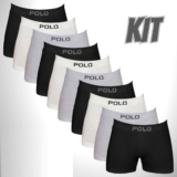 Kit 10 Cueca Boxer Algodão Cotton Box Masculina Premium – V1