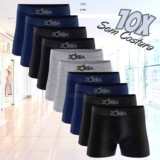 Kit 10 Cueca Boxer Algodão Sem Costura Box Atacado Zorba Box