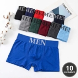 Kit 10 Cueca Boxer Masculina Microfibra Adulto Premium
