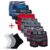 Kit 10 Cuecas Boxer Microfibra MEN Adulto + 10 Pares Meias Sport Longa M15