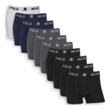 Kit 10 Cuecas Boxer Polo Wear Masculina Sem Costura