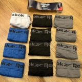 Kit 10 Cuecas Boxer Reebok Sem Costura Microfibra