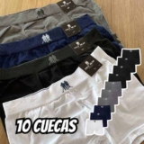 Kit 10 Cuecas Masculinas Logo Boxer Polo Wear
