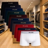 Kit 10 Cuecas Microfibra Boxer Masculina Com Lycra Box