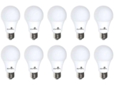 Kit 10 Lâmpadas de LED Bulbo E27 Gaya Branco Frio – 12W 6500K 6476