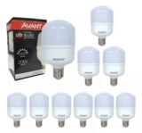 Kit 10 Lâmpadas Led 20w Bulbo 6500k Luz Branca Avant Luz Branco-frio