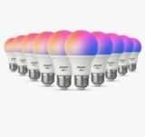 Kit 10 Lampadas Led Pera Smart Inteligente Wi Fi 2.4ghz Alexa Google 10w Rgb 2700k/6500k Branco Quente/neutro/frio E27 Cod: 290028177-10 Avant Neo