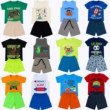 Kit 10 Peças De Roupa Conjunto Infantil Menino Dia A Dia