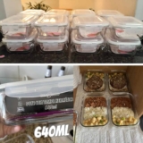 Kit 10 Potes Herméticos Vidro 640ml Starhouse Marmita Forno