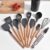 Kit 12 Utensílios De Cozinha Em Silicone E Cabo De Madeira – MIXTOU