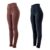 KIT 2 Leggings Plus Size Montaria Cós Alto