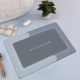 Kit 2 Tapetes De Banheiro Mágico Ultra Absorvente 40x60cm