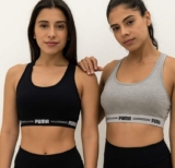 Kit 2 Top Academia Puma Treino Fitness Esportivo Algodão