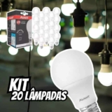 Kit 20 Lâmpadas Bulbo Led 9w 6500k Luz Branca Atacado Avant Cor da luz 6500k Branco Frio 110V/220V