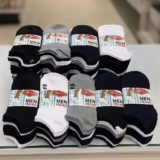 Kit 24 Pares Meia Soquete Cano Curto Unissex Atacado Cores