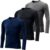 Kit 3 Blusa Masculina Térmica UV Segunda Pele Compressão