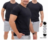 Kit 3 Camiseta Masculina Basica 100% Algodão 30.1 Premium