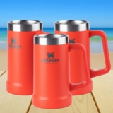 Kit 3 Canecas Térmicas de Cerveja Flame Red Stanley | 709ML