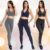 Kit 3 Conjuntos Calça Legging e Top Feminino Treino Fitness Leve