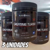 Kit 3x Creatina Turbo 150g Blackskull Promoção – Original