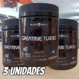 Kit 3x Creatina Turbo 150g Blackskull Promoção – Original
