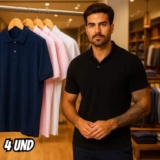 Kit 4 Camisas Polo Masculina Linha Exclusiva