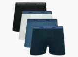 Kit 4 Cuecas Boxer Box Lupo Algodão Respirável Original