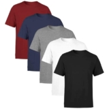 Kit 5 Camisetas Masculinas Lisas Premium 100% Algodão Ssb
