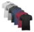 Kit 6 Camisetas Slim Básicas Masculinas Confort Novastreet