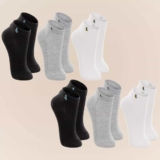 Kit 6 Par De Meia Infantil Algodão Lupo Sport Cor Sortida