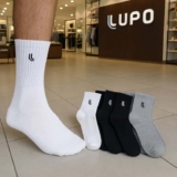 Kit 6 Pares Meias Lupo Original Cano Médio Alto 3245 Atacado