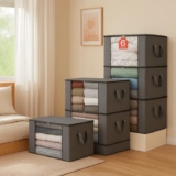 Kit 6 Sacola Organizadora De Guarda Roupa Para Roupa De Cama