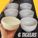 Kit 6 Tigelas/Cumbucas Açaí 500ml – Porcelana