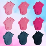 Kit 9 Pares Meia Infantil Cano Curto Lupo Bebe Algodão Kids