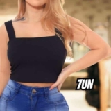 Kit Atacado Revenda 7 Croppeds Top Blusinha Cores Sortidas