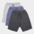 Kit Bermuda Costão Fashion Style C/ 3 Peças Masculina Preto,Cinza – M