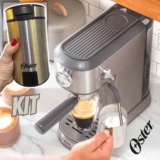 Kit Cafeteira Espresso Compacta e Moedor de Café Oster