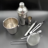 Kit Caipirinha Profissional 7 Peças Inox Coqueteleira 750 Ml