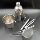 Kit Caipirinha Profissional 7 Peças Inox Coqueteleira 750 Ml