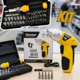 Kit Chaves Jogo Catraca 41 Peças + Parafusadeira Com 11 Bits