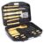 Kit Churrasco com Maleta Marrom 18 peças Bela Home – Bambu